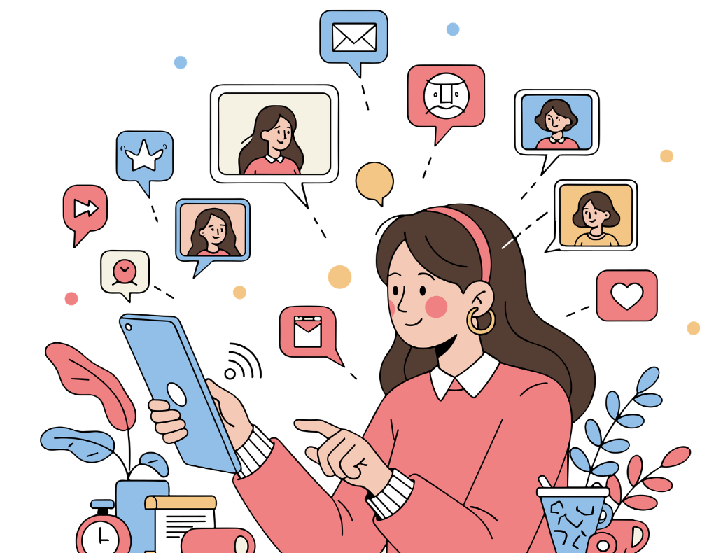 Social media growth